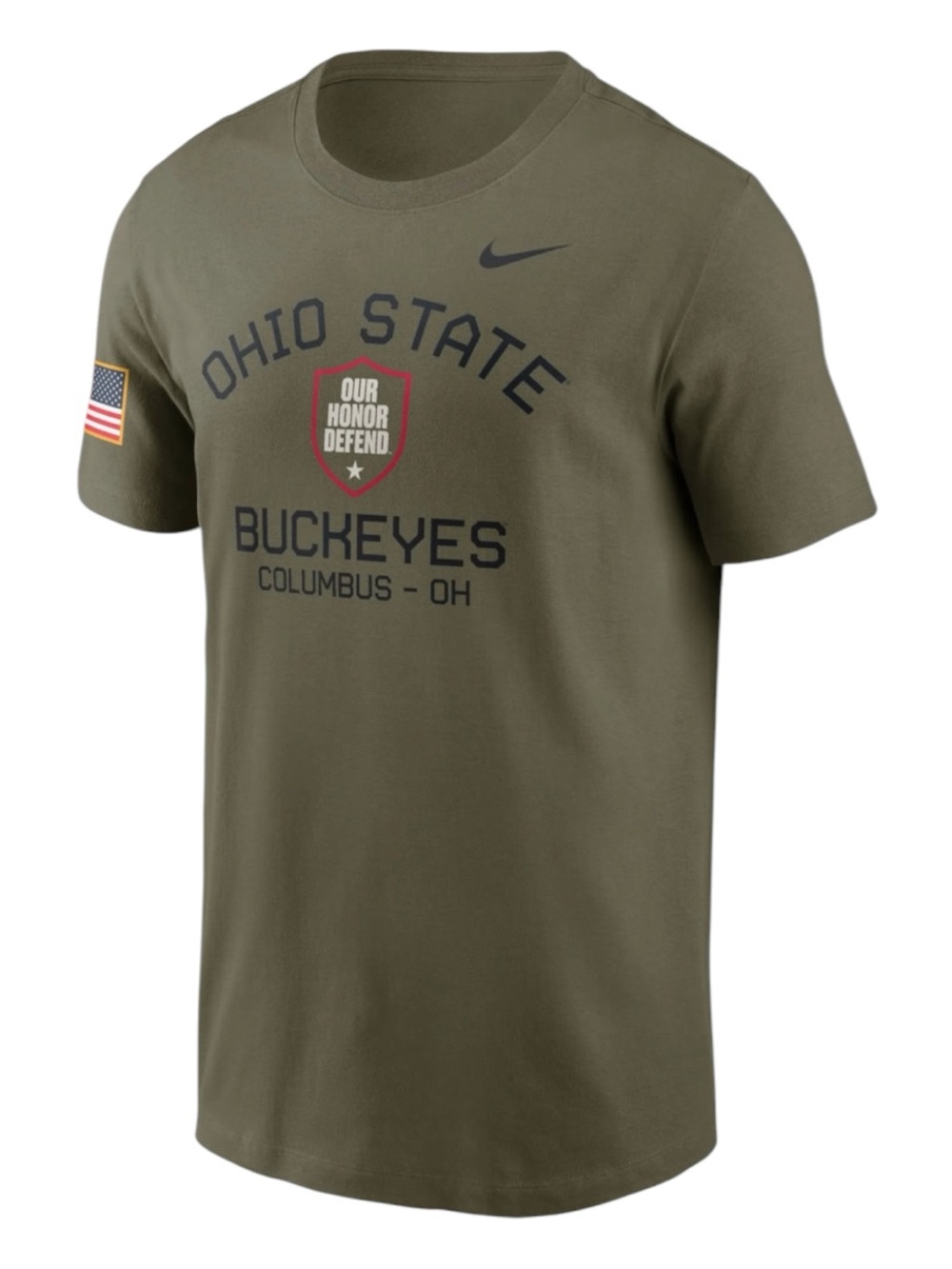 Nike Ohio State Buckeyes 2024 Military Appreciation Performance T-Shirt